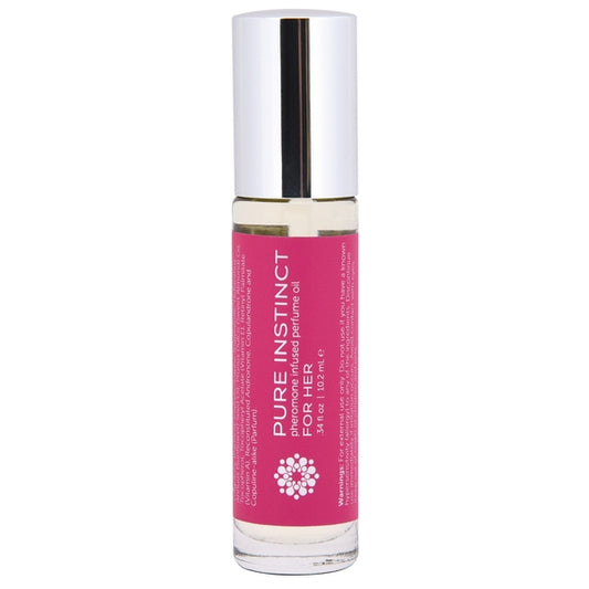 Pure Instinct Pheromone Perfume Oil For Her Roll On 10.2 ml.