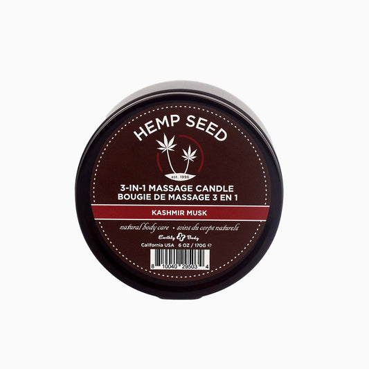 Hemp Seed 3-In-1 Massage Candle 6 oz.